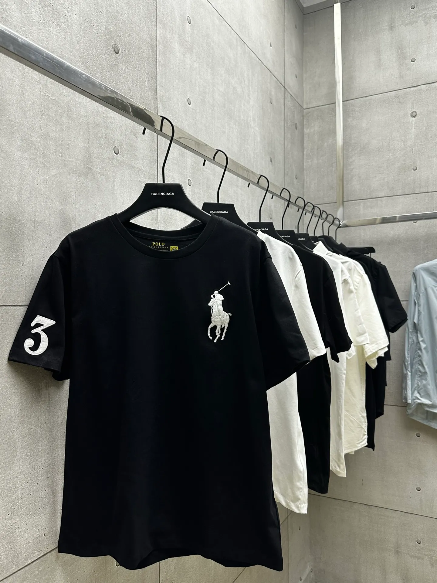 P150 #011 Ralph lauren Ralph Lauren series uses 260G high-definition fabrics, Behringer 1000-needle embroidery restores ZP, complete three-label accessories, color: white, black, size: S M L XL